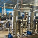 Australia switched on a .8 million wastewater plant that can process 700 megalitres a year; its inventor says it breaks down stubborn pollutants 16 times more efficiently