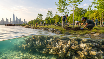 Bette Midler started cleaning a neglected New York park in 1995; 30 years later, her group has planted 200,000 trees and built an artificial oyster reef | World News