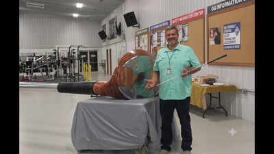 In 2011, Illinois businessman Jim Bolin built a record-breaking wind chime to draw travelers into Casey; 15 years later, his project had grown to 21 giant objects and 12 Guinness records