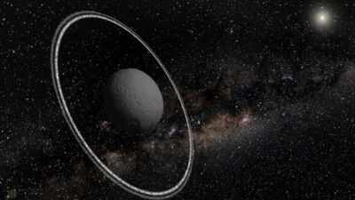 In 2013, astronomers discovered two rings around 250-km-wide Chariklo; nine years later, James Webb found the inner ring more opaque and the outer ring weaker