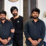 Irumudi: Chiranjeevi, Ram Charan meet Ravi Teja and ‘Irumudi’ team; congratulate them on the film’s success | Telugu Movie News