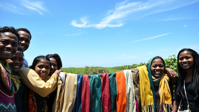 A Chinese village collected plastic from its mangroves and turned the waste into silk-like scarves for volunteers, linking cleanup with recycling | World News
