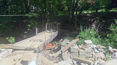Connecticut homeowner built a bridge to protect his property from erosion; judge ordered him to restore the brook as town says work needed a permit | World News