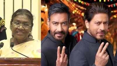 Shah Rukh Khan: President Droupadi Murmu urges celebs to not endorse health-harming products amid notices to Shah Rukh Khan, Ajay Devgn, Tiger Shroff by FDA led by Tukaram Mundhe sent for endorsing elaichi brand | Hindi Movie News