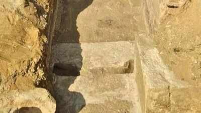 Egyptian archaeologists uncovered a tomb at Saqqara with 3 sealed sarcophagi and more than 100 figurines from later burials | World News