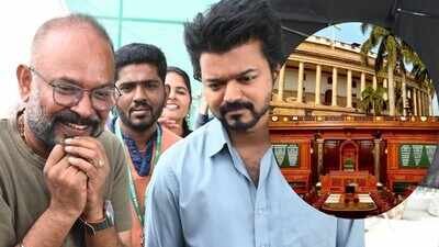 Vijay: Venkat Prabhu’s ‘GOAT’ anniversary video has fans talking about Thalapathy Vijay’s political journey as it includes Parliament visuals | Tamil Movie News