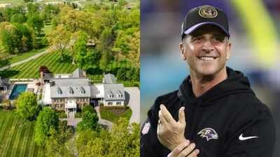 In 1905, a Maryland stone mansion was built on nearly 9 wooded acres; after John Harbaugh bought it for $3 million in 2013, the former Ravens coach has now sold it for $6 million