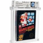 Super Mario Bros: In 1986, someone bought Super Mario Bros. as a Christmas gift and left it sealed in a desk drawer; 35 years later, the forgotten game sold for 0,000