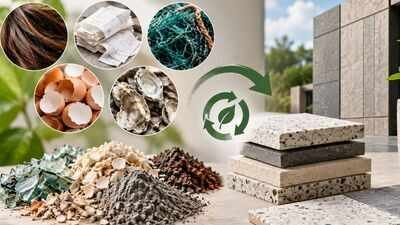 Human hair, receipts, fishing nets, and eggshells were among 17 waste materials tested to create stronger, lower-carbon cement building products |
