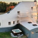 In 1949, Pennsylvania shoe salesman Mahlon Haines built a 25-foot-tall work-boot house for ,000; after falling into ruin, his granddaughter restored it and guests can now sleep inside