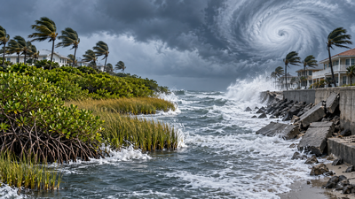 In 2016, Florida’s New Smyrna Beach used living shorelines during Hurricane Matthew; the structures stayed intact despite 90 mph winds | World News