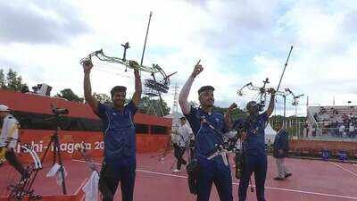 India win men’s compound team gold, archery haul grows to three golds at Asian Games | Asian Games 2026 News