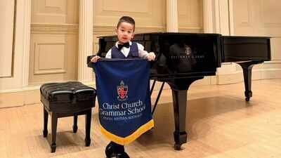 Meet Jeremy Lin: The 6-year-old Perth musician who won sole first prize in his age group and became the youngest performer on a Carnegie Hall program