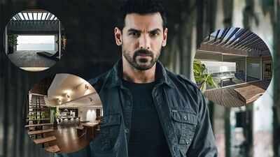 John Abraham’s Mumbai home ‘Villa in the Sky’: All about 4,000-square-foot Arabian sea-facing Bandra duplex with minimalist interiors, glass windows and private media room | Hindi Movie News