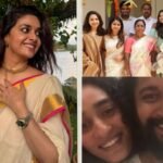 Keerthy Suresh celebrates Onam with husband Antony Thattil, family and friends; shares sweet moment with Nani on video call | Telugu Movie News