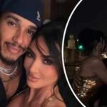 Kim Kardashian and Lewis Hamilton kiss in front of Eiffel Tower; couple share pictures from romantic Paris getaway﻿ |