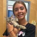 Meet Sawyer Tinsley, a 16-year-old Florida teen who used yard flamingos to raise K for rescue pets after fostering a kitten saved her from loneliness