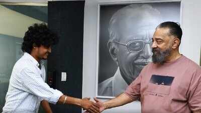 Kamal Haasan: ‘You were my cinema school’: Kamal Haasan praises ‘Modha Rathiri’ director Raja Karuppasamy, leaving him emotional | Tamil Movie News