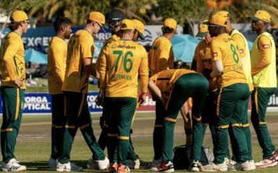 South Africa 9/0 in 1.3 Overs