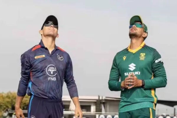 Namibia 9/1 in 4.3 Overs