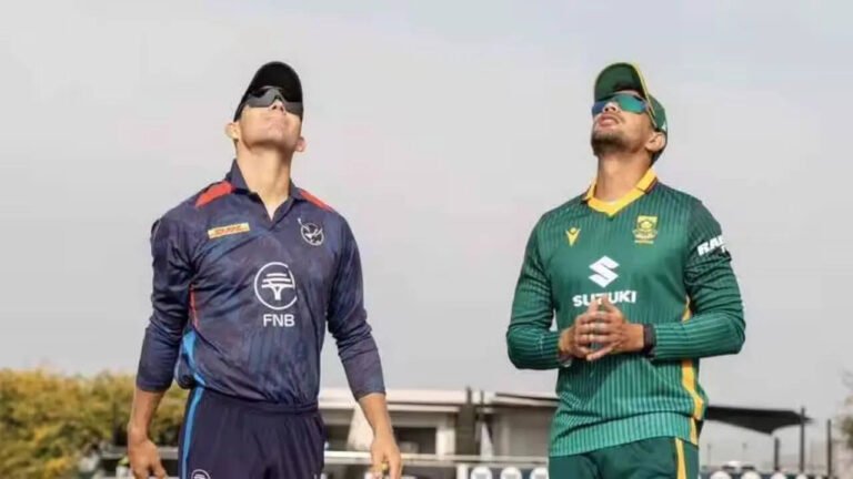 Namibia 9/1 in 4.3 Overs
