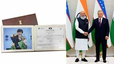 ‘Chess diplomacy, quite literally’: AICF chief on PM Modi gifting Javokhir Sindarov’s World Cup scoresheet to Uzbek prez | Chess News