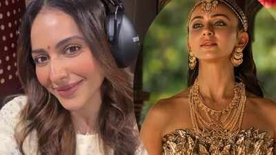 ‘Ramayana’: Rakul Preet Singh begins dubbing for Surpanakha; shares BTS pic from dubbing studio |