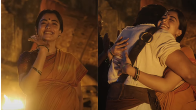 Rashmika Mandanna wraps ‘Ranabaali’ shoot; Vijay Deverakonda joins her for SPECIAL HUG | Telugu Movie News
