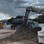 In 2024, Utah recycled 15,000 cubic yards of 30-year-old highway concrete on site; enough to fill two Goodyear Blimps became road base for new interchanges