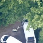 Watch: UK police robot targets vans near airbase used by US forces