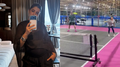 Samantha Ruth Prabhu: Mom-to-be Samantha Ruth Prabhu plays pickleball with husband Raj Nidimoru; says, ‘My running never looked sexier’ | Telugu Movie News