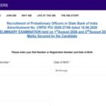 SBI PO Prelims result 2026: Scorecards released at sbi.bank.in, direct link to download here