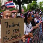 ‘Respect Thailand’s laws’: Protesters rally outside Israel embassy in Bangkok