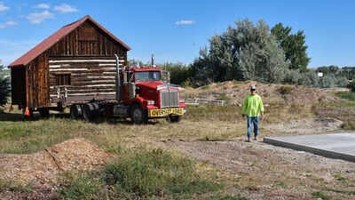 A weathered Wyoming cabin used as a storage shed turned out to be a 140-year-old Chinese laundry; after an eight-year rescue effort, the building has been moved to a museum for restoration