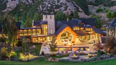 A Utah couple bought a 30-acre ‘Lord of the Rings’-inspired estate in 2017, later added a pond, guesthouse and waterfalls; after a $5 million price cut, the 32-room property is now asking $38 million