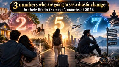 3 numbers who are going to see a drastic change in their life in the next 3 months of 2026