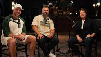 After Taylor Swift-Travis Kelce wedding, Tom Cruise joins Kelce brothers on New Heights podcast – WATCH |