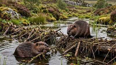 Two beavers were unexpectedly released in Cornwall; six months later, they have built a dam that is reshaping the landscape and attracting wildlife | World News