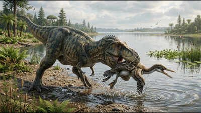 A 66-million-year-old feather was found inside dinosaur poop; it may explain how birds survived the asteroid that killed the dinosaurs