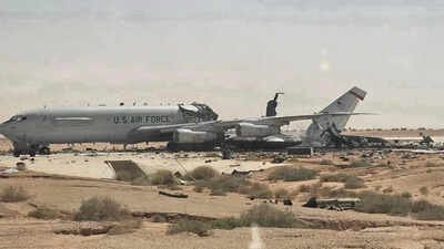 ‘Getting punched in the face’: Photos reveal aftermath of Iran strikes on US bases