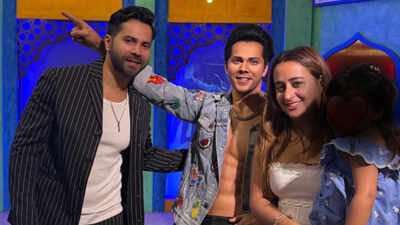 Varun Dhawan shares RARE family moments posing with his wax statue alongside Natasha Dalal and daughter Lara from Singapore vacation: ‘Core memory unlocked’ | Hindi Movie News