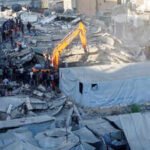 10 dead, dozens missing after war-damaged apartment block collapses in Gaza