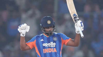 Sanju Samson joins Rohit Sharma, Virat Kohli in elite T20I club after quick 56 off 23 against West Indies | Cricket News