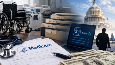 Two California men allegedly created medical-equipment companies with no storefronts or warehouses, billed Medicare for .5 million and switched to a new company whenever fraud checks began denying the old one’s claims