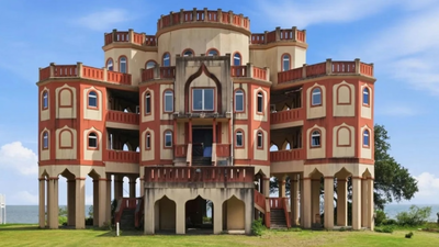 A Mississippi homeowner spent more than a decade building a waterfront house styled after the Taj Mahal; the unfinished 4,402-sq-ft home, listed for  million in 2016, is back for .5 million