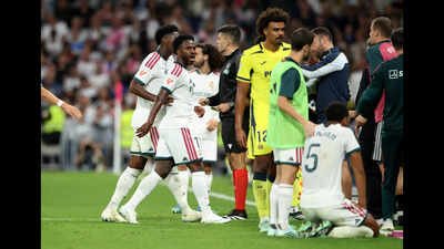 Real Madrid forward Vinícius Júnior issues apology after red card for hair pull ahead of El Clasico: What happens next | Football News