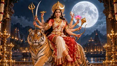 Chandraghanta’s ten hands: What the goddess carries on Tritiya in Sharad Navratri 2026