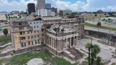 A Texas courthouse built in 1914 has sat empty since 1977 as reuse plans failed and renovation estimates reached $120 million; the county has now awarded a $1.3 million demolition contract