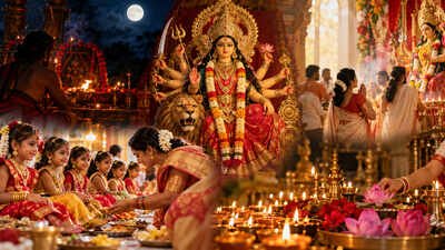 Durga Ashtami 2026: The tantra night of 18 october and three dates for kanya pujan