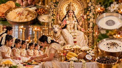 Mahagauri on Durga Ashtami 2026: nutmeg in the halwa, white on the body, a coin in milk